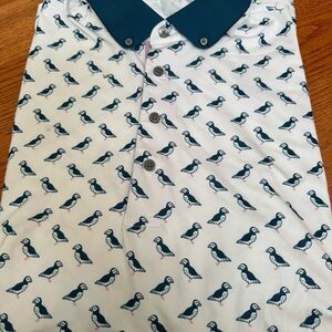 Greyson Puffin Print Shirt